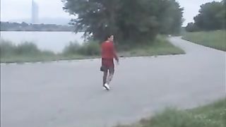 Mix of girls pooping indoor and outdoor