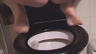 Mix of girls pooping indoor and outdoor