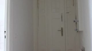 Young girl pooping in her panties