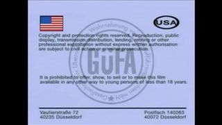 Masked housewife rubbing crap on her body