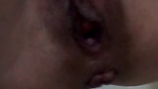 Hot babe pooping on her husband