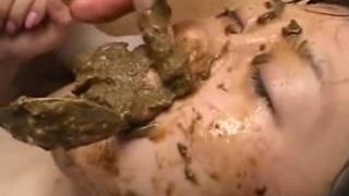 Lesbian scat sex and feeding