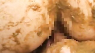 Lesbian scat sex and feeding