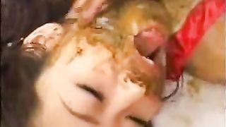 Hardcore Japanese scat fuck