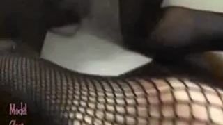 Beautiful model pooping on live skype