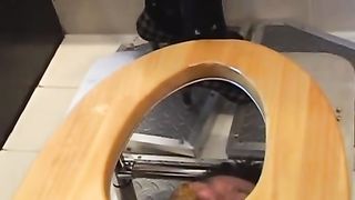 Three sexy mistresses shitting  on their slaves