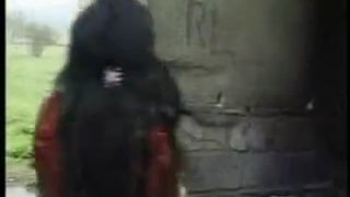 Polish girl shitting behind big rocks