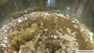 Poop cooking teen babes