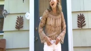 Shit in her white pants by mistake