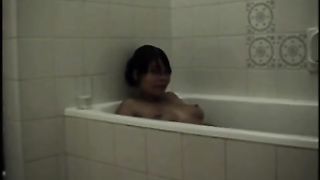 Naked Girl Puking in Bathroom
