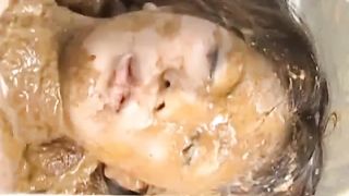 Hot girl pooping on on her best friend