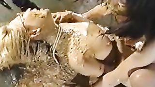 Lesbian puke and masturbation orgasm