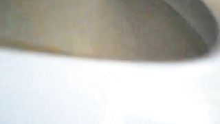 Fingering her ass after pooping in the toilet