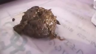 Hottie eating undigested food