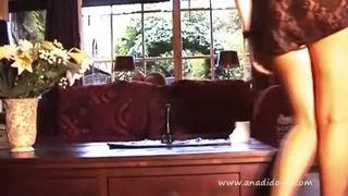 Hottest milf doing her first scat video