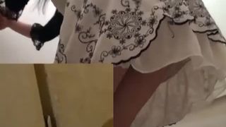 Sexy girl did a panty poop accident