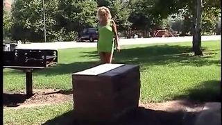 Peeing in public is her pleasure