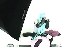 Cum filled Japanese girl shitting