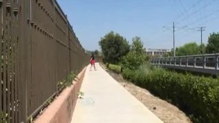 Hot latina with big ass pooping in public