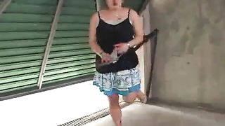 Lesbians pooping on a teen babe