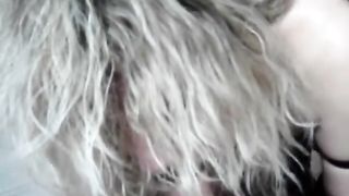 Poop covered cunt sucking cock