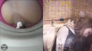 Incredible hot Japanese pooping