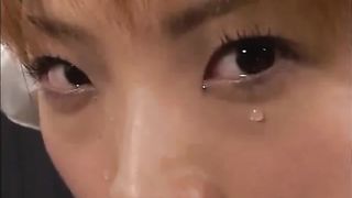 Japanese teen puking after sucking a big cock