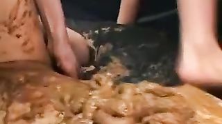 Sexy girl pooping on a sexy amateur couple