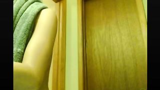 Lola smearing crap on her entire face