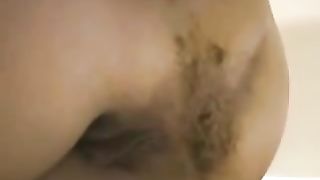 Sexy teen farted with shit