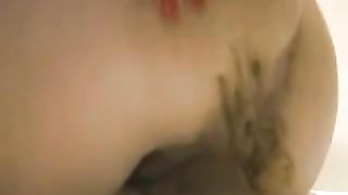 Sexy teen farted with shit