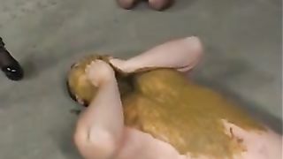 Hot mistress fisting a scat slave