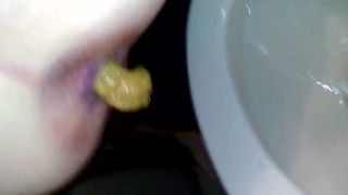 Runny shit from wifes asshole