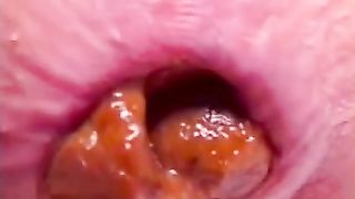 Huge brown turd from a sexy Japanese teen