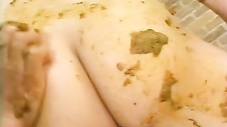 Japanese shit smearing and eating