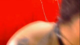 Colombian girl pooping on a white napkin