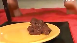 Hot brunette pulled her jeans off