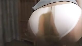 Panties full of poop with sexy Japanese
