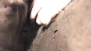 Amateur couple smearing fresh shit on each other
