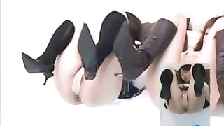 Two girls are getting enema in the same time