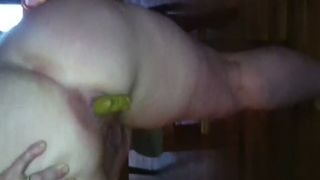 Wife really hard to poop on the floor