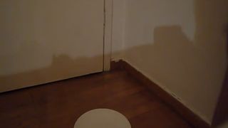 Sexy teen eating her wet poop