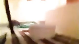 Hairy girl pooping three times in the same video