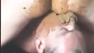Prostitute pooping on his face