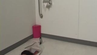 Japanese princess using a human toilet