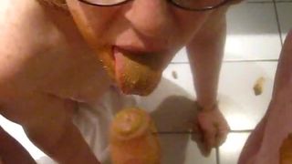 Shitty bj from horny granny