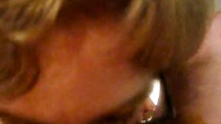 Shitty bj from horny granny