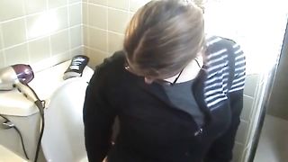 Hot compilation of blonde sexy girl pooping