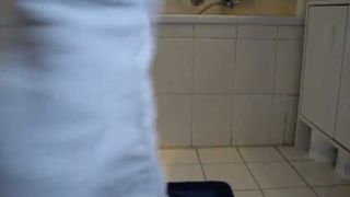 Amateur teen pooping in masked boyfriends mouth