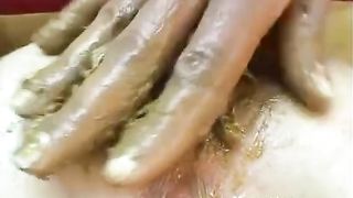 Stuffed her tight pusys with saved shit